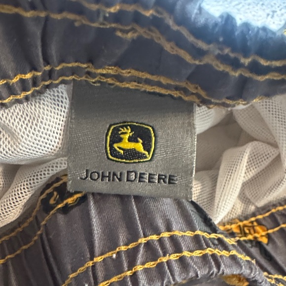 John Deere Gray and Yellow Construction Shorts - Picture 2 of 2